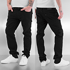 Straight Fit Jeans Trigger in schwarz