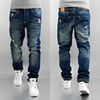 Straight Fit Jeans Sky Rebel in blau