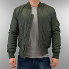Winterjacke Basic Bomber in olive