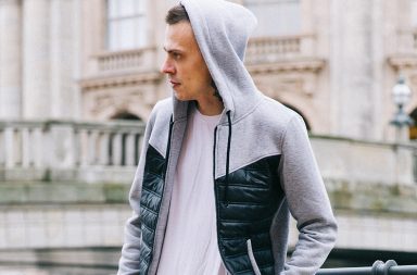 VSCT Clubwear_graue Übergangsjacke gesteppt