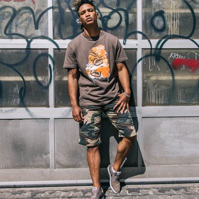 Ecko Printshirt braun