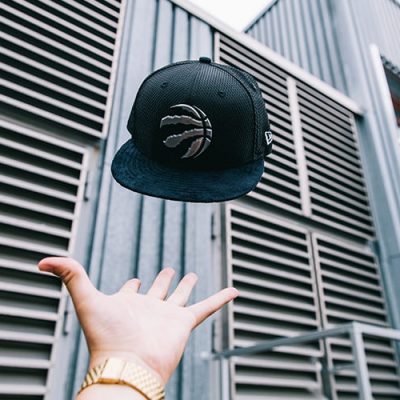 Fitted Cap NBA 17 in schwarz