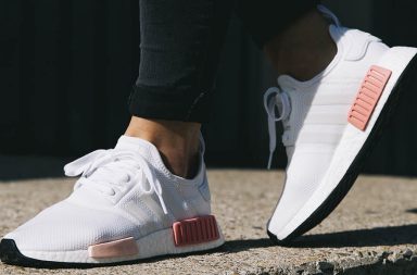 adidas NMD R1 in rosa und weiß