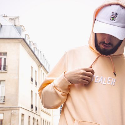 Tealer Clothing lachs farbener Hoodie