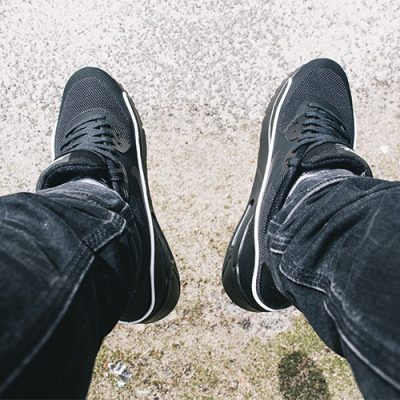 Air Max 90 Ultra 2.0 Essential_schwarz_Mesh Upper