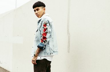 Levis Jeansjacke mit Prints und Fell