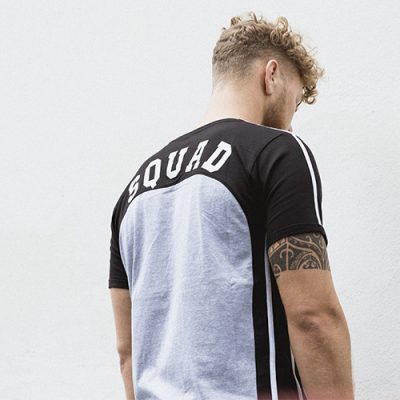 Who Shot Ya Squad Shirt grau_Logo