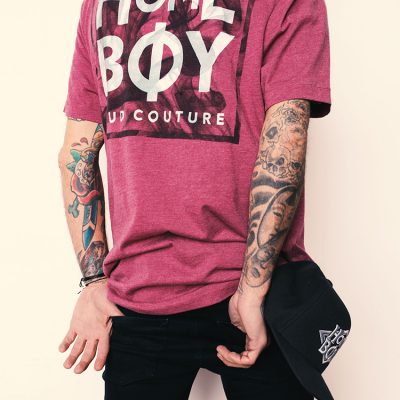 rotes Homeboy Logoshirt